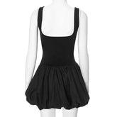 Puff-Minikleid